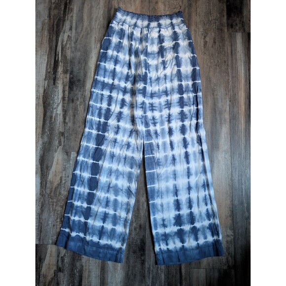 Cloth & Stone Pull On Elastic Waist Women Size M Tie Dye Wide Leg Lounge Tags - Picture 1 of 5